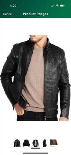 Men motorcycle jacket - men's,